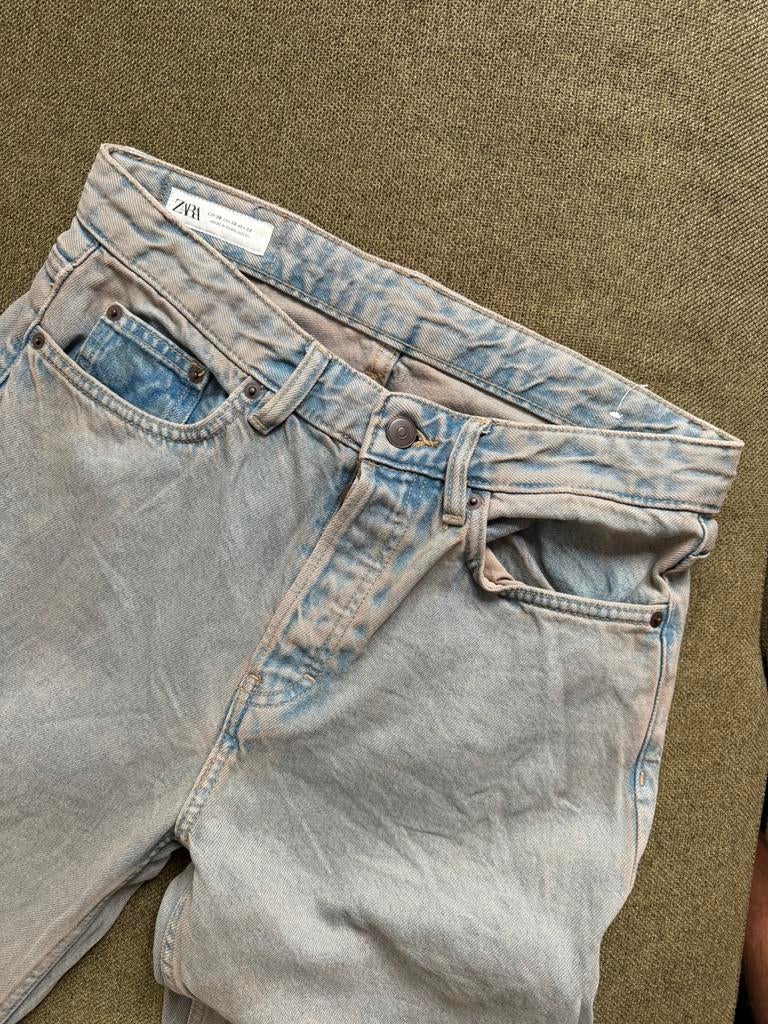 Zara Men Jean - 38, Kleding | Heren, Ophalen of Verzenden, Zo goed als nieuw, Blauw