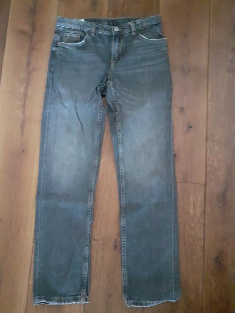 Grijze spijkerbroek Zara, maat 164, Ophalen of Verzenden, Zo goed als nieuw, Jongen, Broek