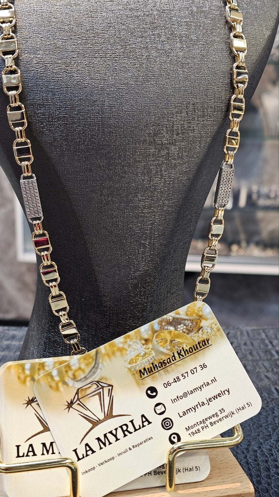 Prachtige Kingsley 14k gouden ketting 70.6 gram nieuw!, Ophalen of Verzenden, Nieuw, Goud, Goud