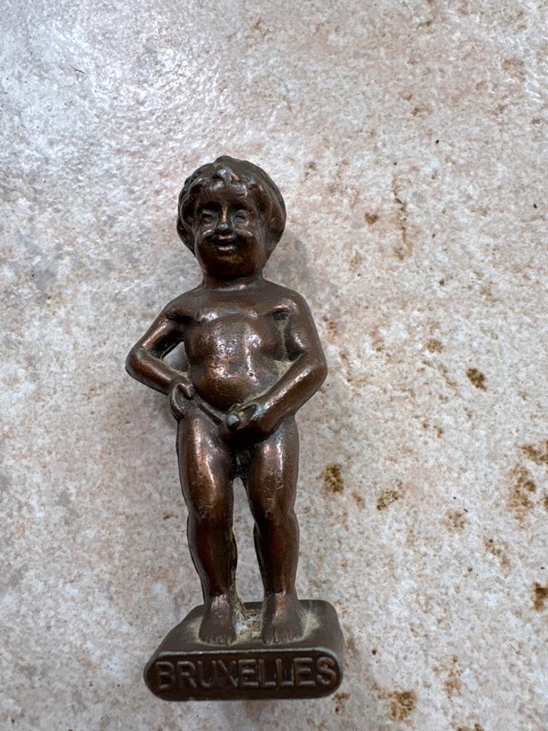 Vintage Manneken Pis beeldje - BRUXELLES, Ophalen of Verzenden