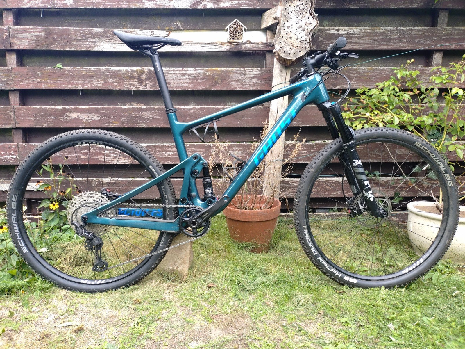 Ghost Lector FS fully maat L, Fox 34, XT, Fietsen en Brommers, Gebruikt, Fully, Schijfrem, Ophalen