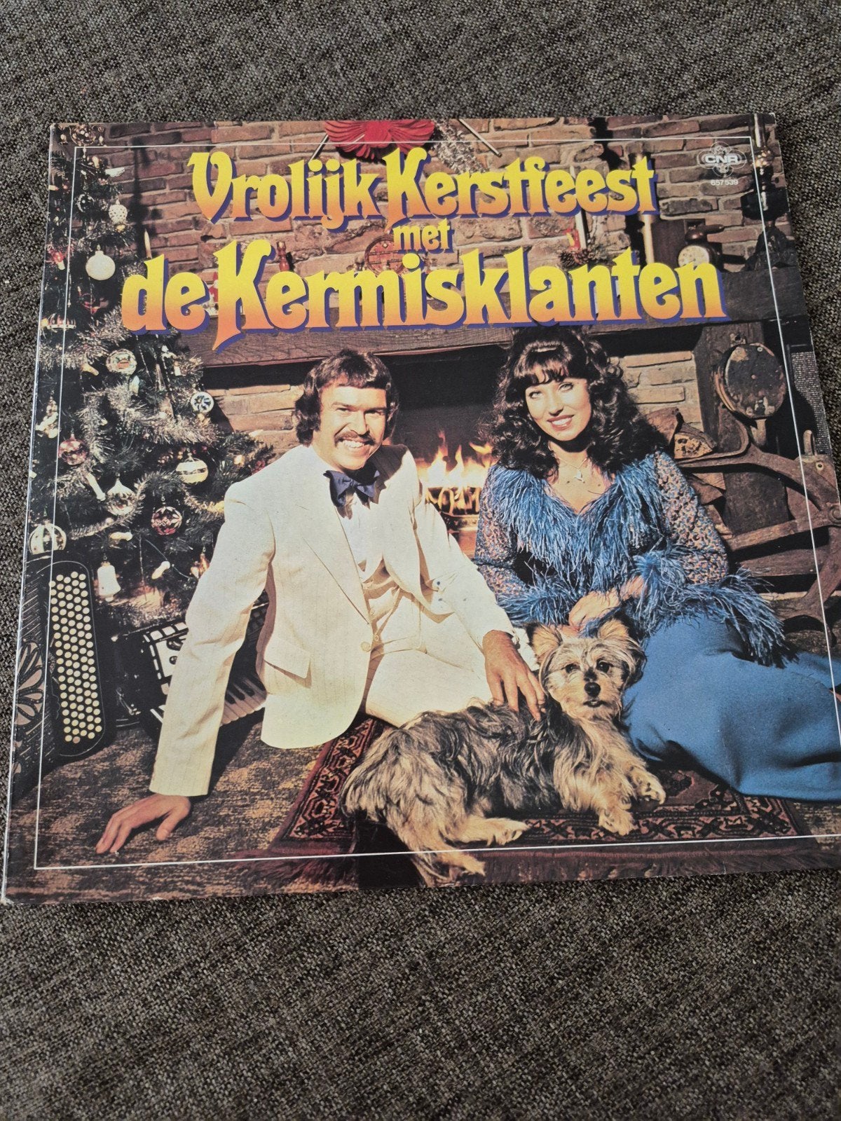 Vrolijk kerstfeest met de kermisklanten lp., Ophalen of Verzenden, Gebruikt, LP