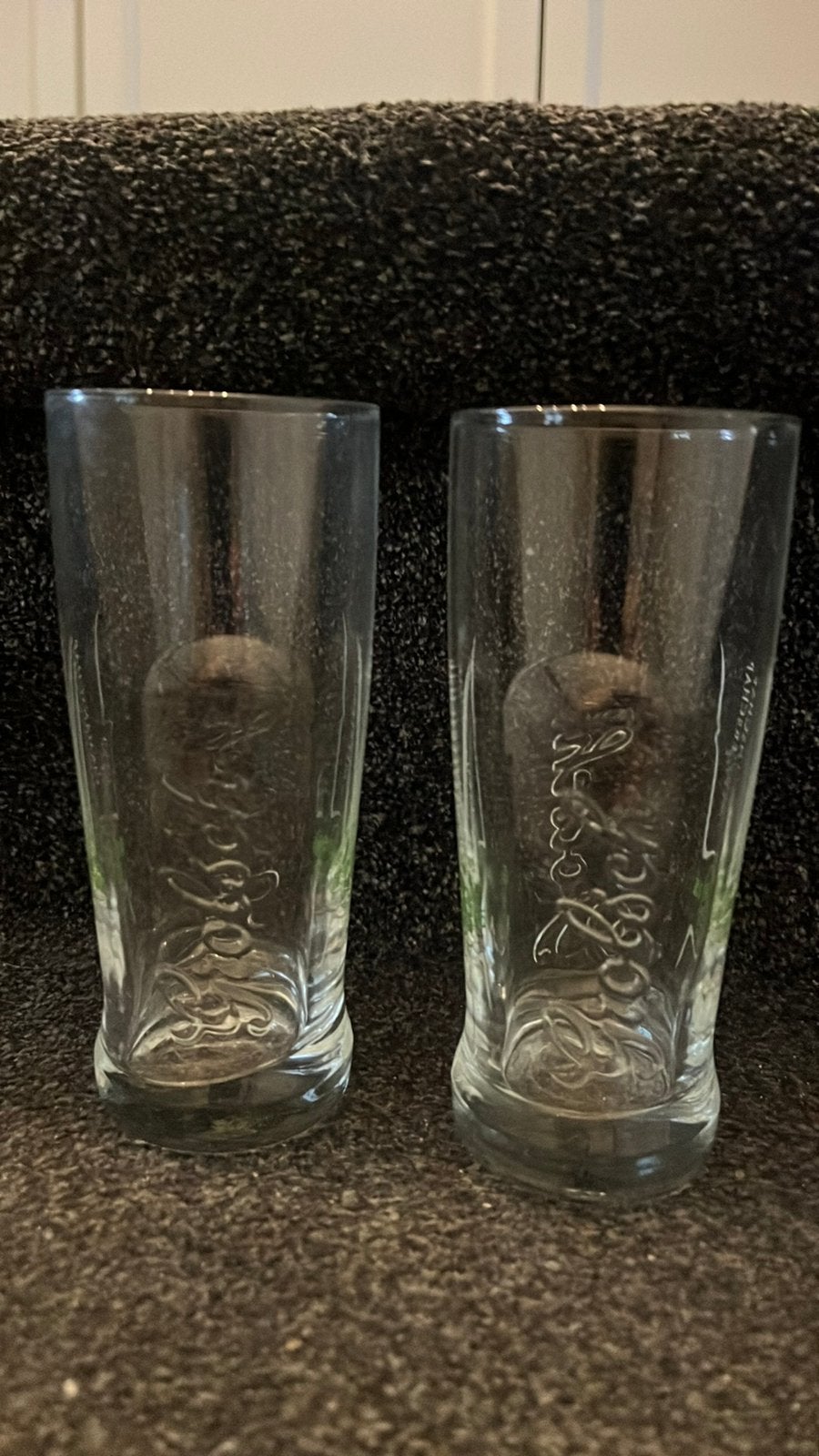 2 Grolsch glazen (vaasjes), Verzamelen, Ophalen of Verzenden, Zo goed als nieuw, Glas of Glazen, Grolsch