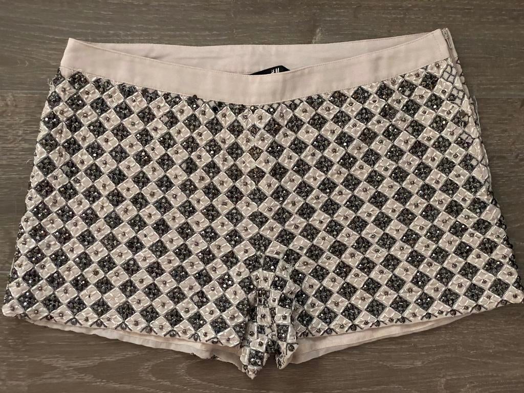 NIEUW feestelijk dames party korte broek maat 38 van H&M, Maat 38/40 (M), H&M, Overige kleuren, Kort