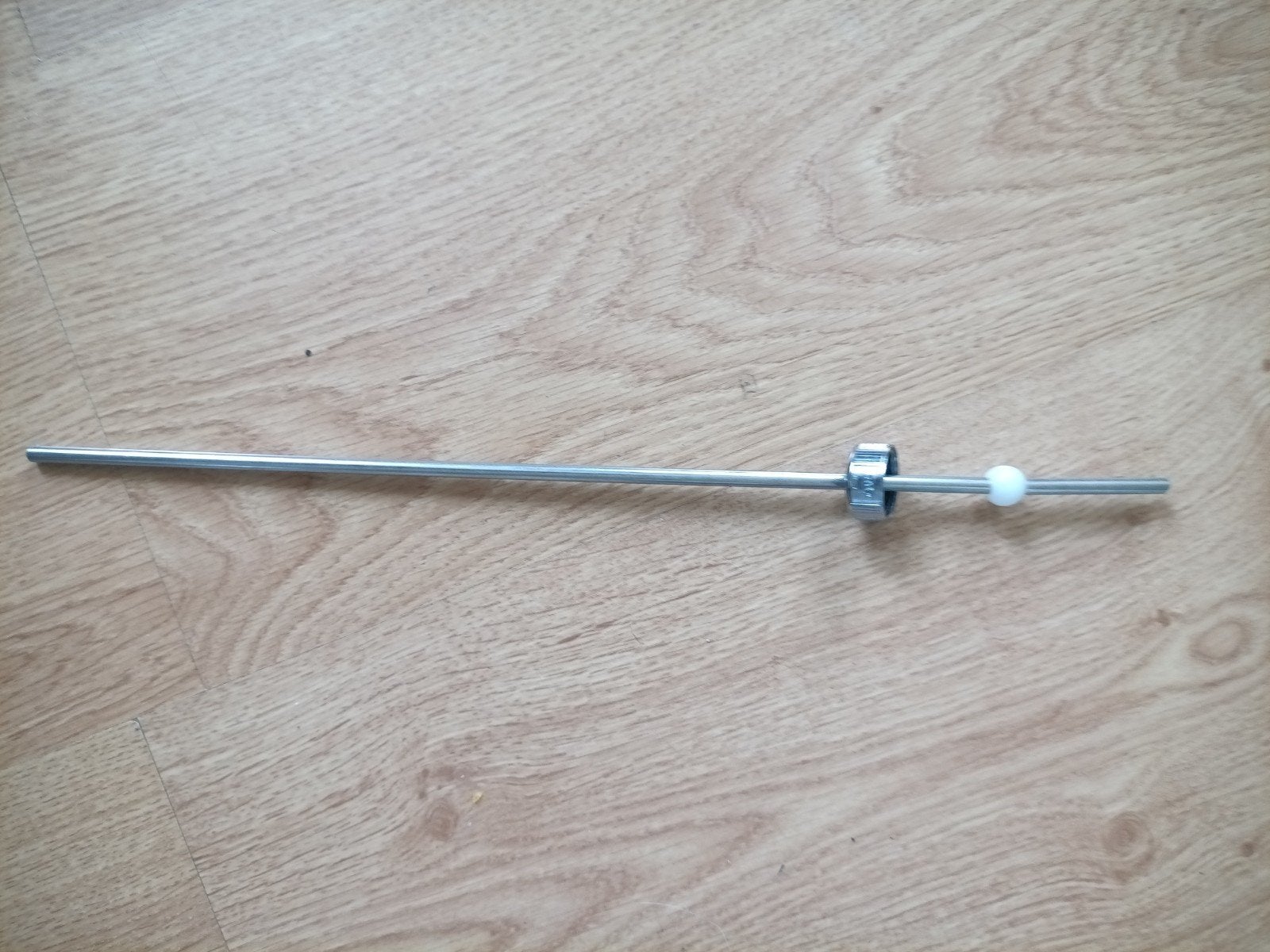 Metalen stang voor wastafel in badkamer/toilet, Ophalen of Verzenden, Gebruikt