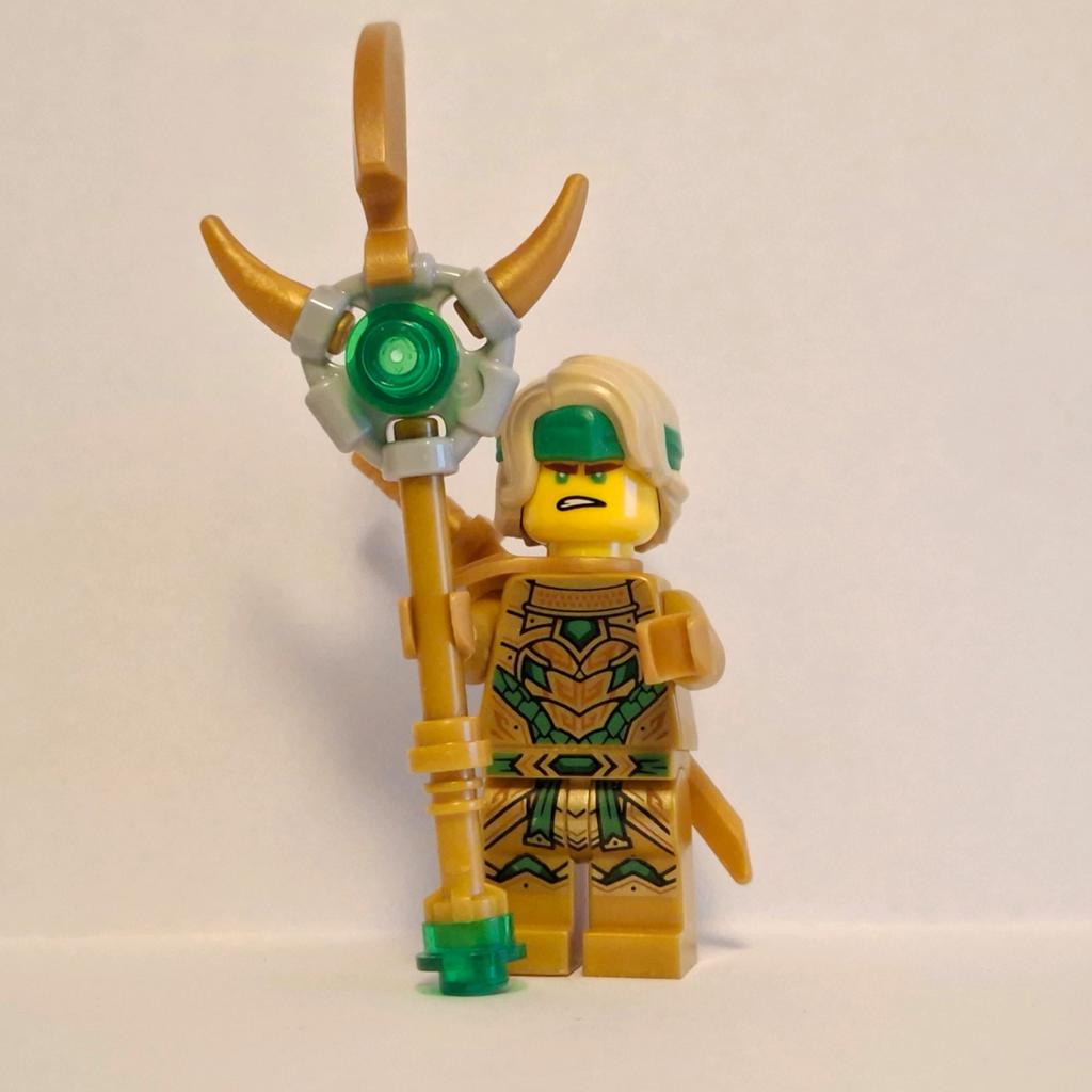 LEGO Ninjago minifiguur, njo0796 Lloyd (Golden Oni) - Hair, Lego, Ophalen of Verzenden, Zo goed als nieuw, Minifiguur