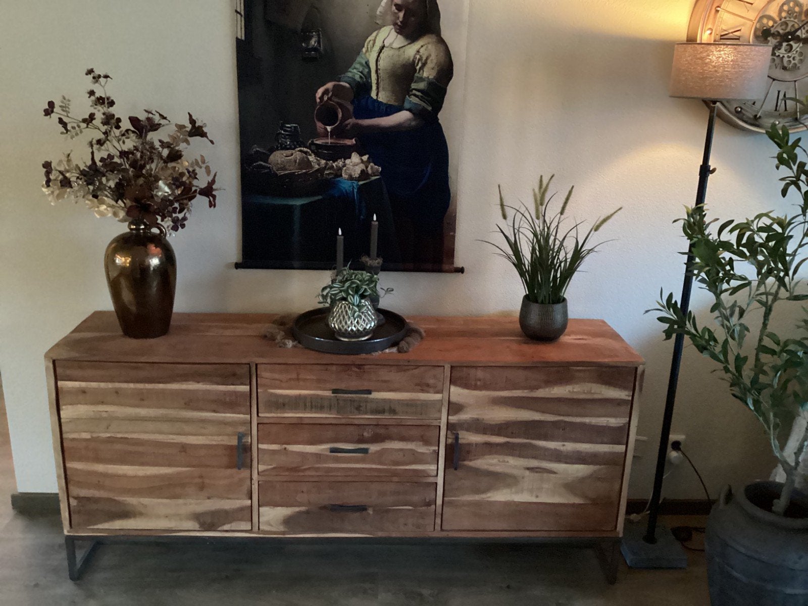 Landelijk dressoir, Huis en Inrichting, Ophalen of Verzenden, Zo goed als nieuw, 25 tot 50 cm, 150 tot 200 cm