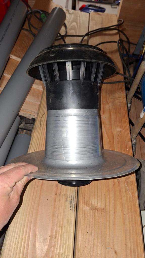 Platdak doorvoer 110-125, Doe-het-zelf en Verbouw, Ventilatie en Afzuiging, Ophalen, Ventilator en Afzuiger