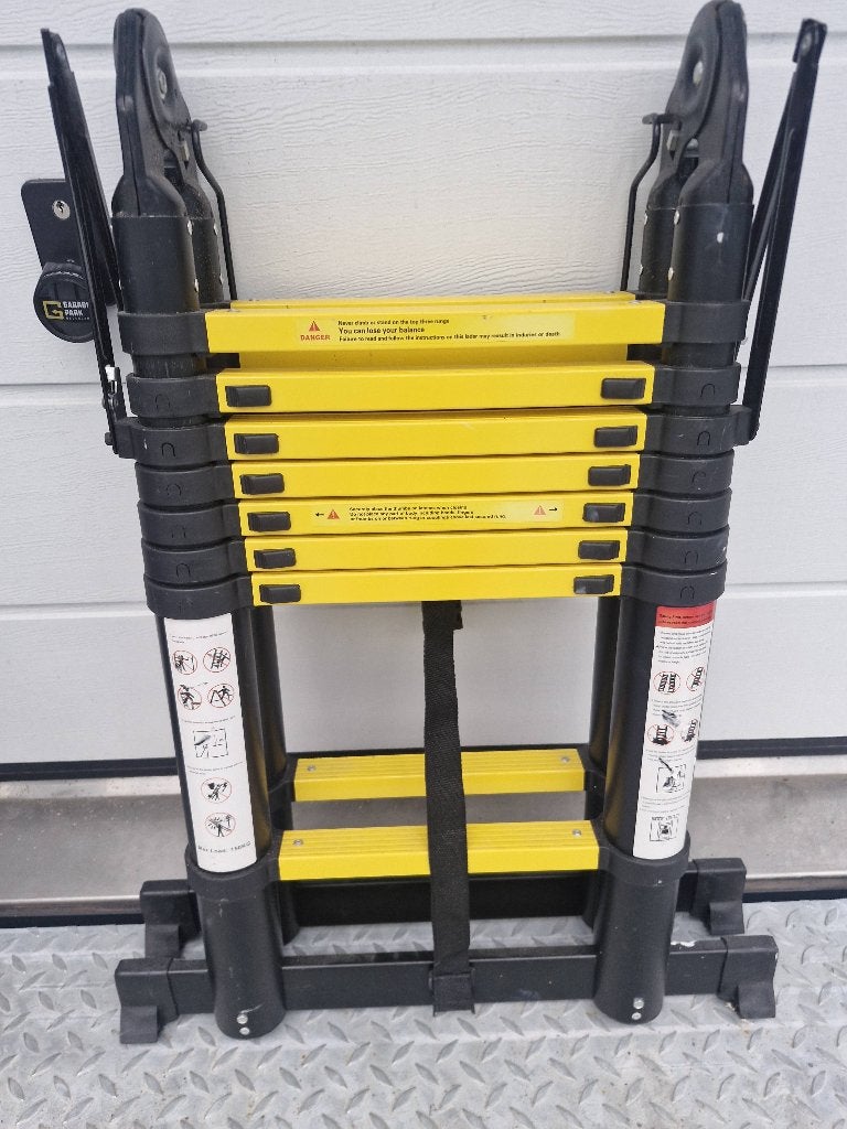 2 x HERZBERG Telescoop ladders., Ophalen, Zo goed als nieuw, Opvouwbaar of Inschuifbaar, 2 tot 4 meter