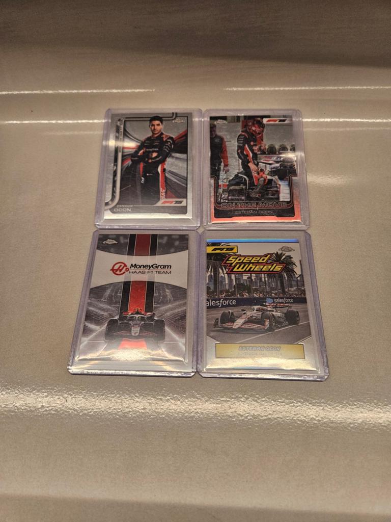 Topps chrome f1 2025 esteban ocon moneygram haas refractor, Ophalen of Verzenden, Nieuw, Plaatje