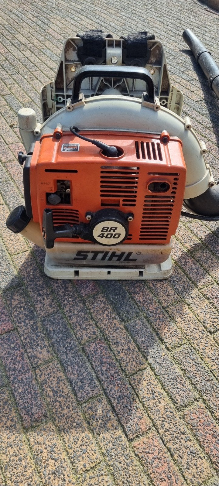 Stihl BR400 bladblazer - Goed onderhouden,, Ophalen, Gebruikt, Ruggedragen, Stihl