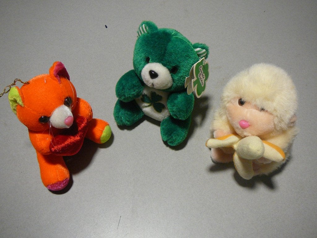 3 knuffels, o.a. Emerald buddies, Ophalen of Verzenden, Zo goed als nieuw, Overige typen