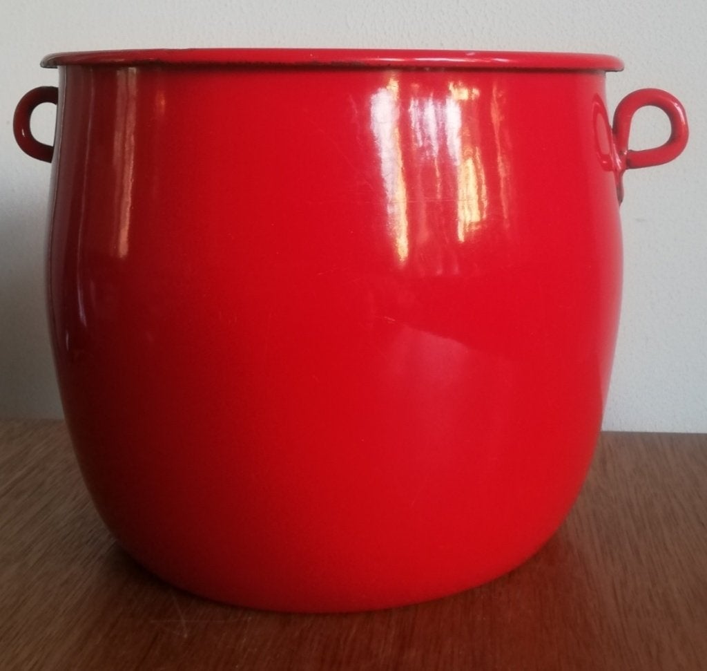 Emaille bak met 2 handvaten, Antiek en Kunst, Antiek | Emaille, Ophalen of Verzenden