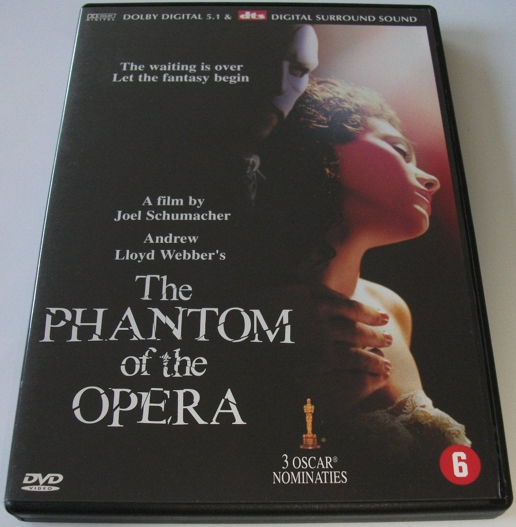 Dvd *** PHANTOM OF THE OPERA *** Let the fantasy begin, Cd's en Dvd's, Dvd's | Drama, Zo goed als nieuw, Vanaf 6 jaar, Ophalen of Verzenden