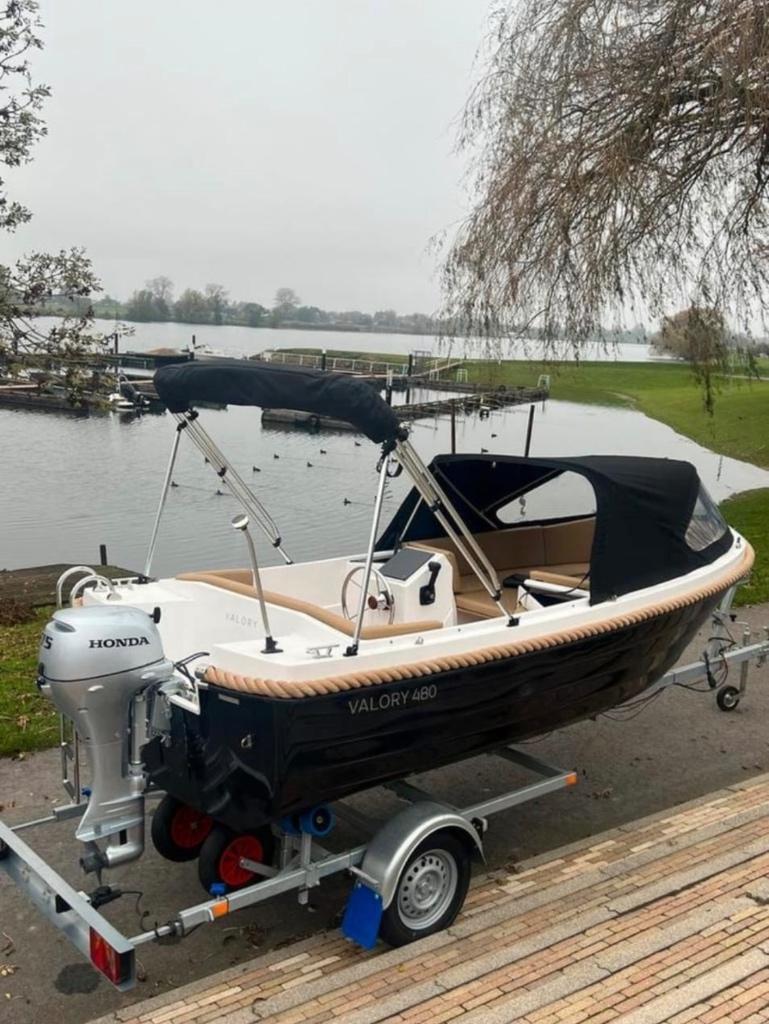 Valory 480 15pk Honda 2022, Ophalen, Zo goed als nieuw, Buitenboordmotor, Polyester