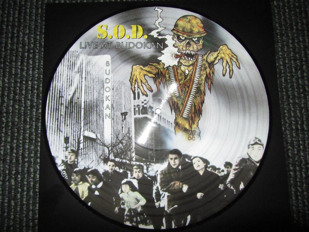 Picture Disc LP S.O.D. Live at Budokan -Hardcore Metal vinyl, Picture disc, Zo goed als nieuw, 12 inch, Ophalen of Verzenden