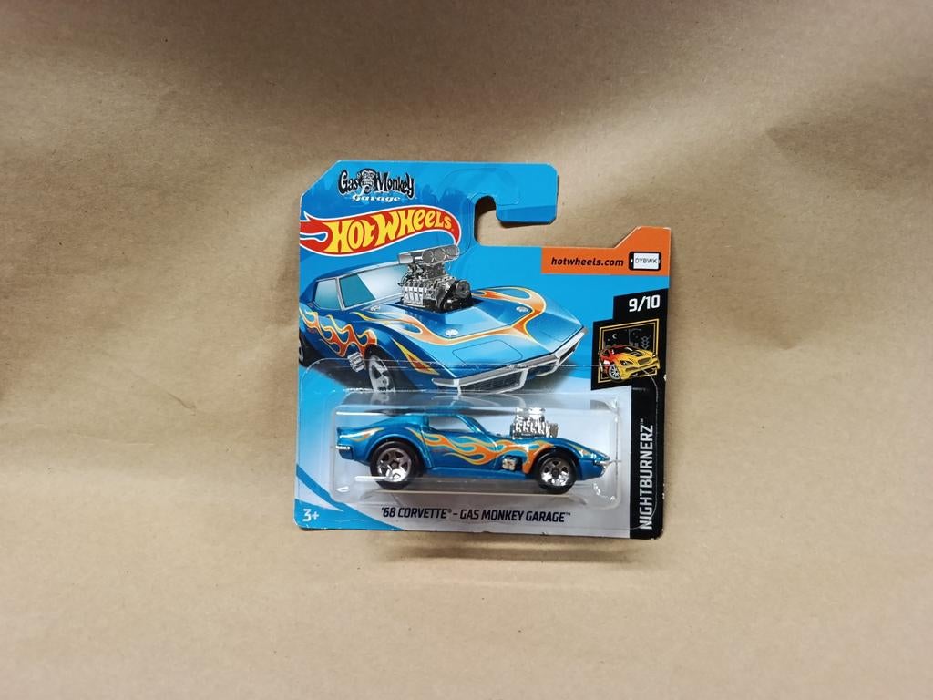 Hotwheels  68 corvette gas monkey garage, Ophalen of Verzenden, Nieuw, Auto