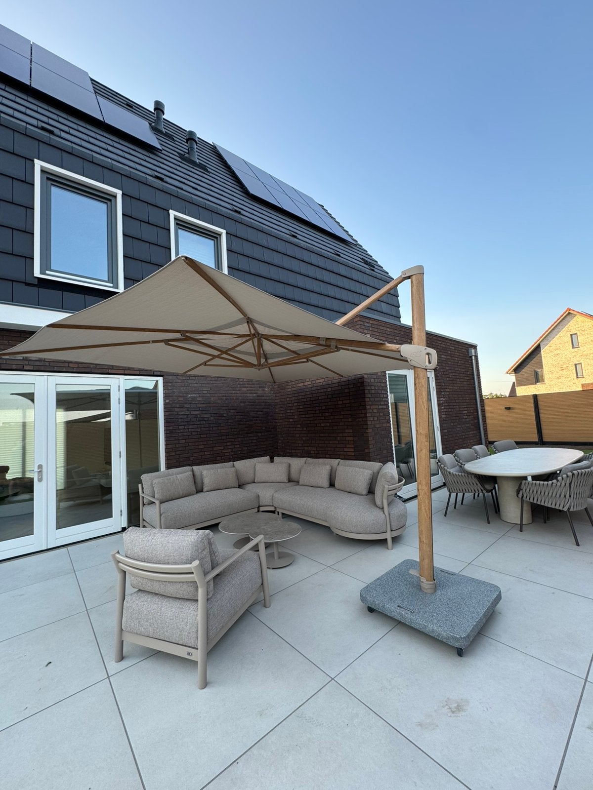 Actie model Mykonos loungeset 4 Seasons outdoor, Tuin en Terras, Ophalen of Verzenden, Zo goed als nieuw