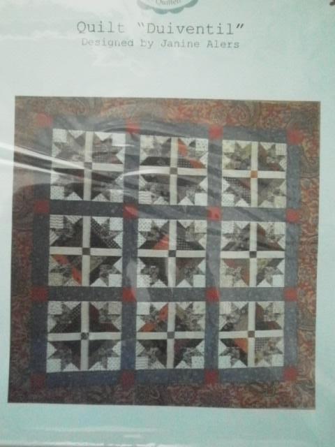 Quilt "Duiventil", quiltpatroon, quilten, patchwork, Alers, Ophalen of Verzenden, Zo goed als nieuw, Overige onderwerpen, Janine Alers