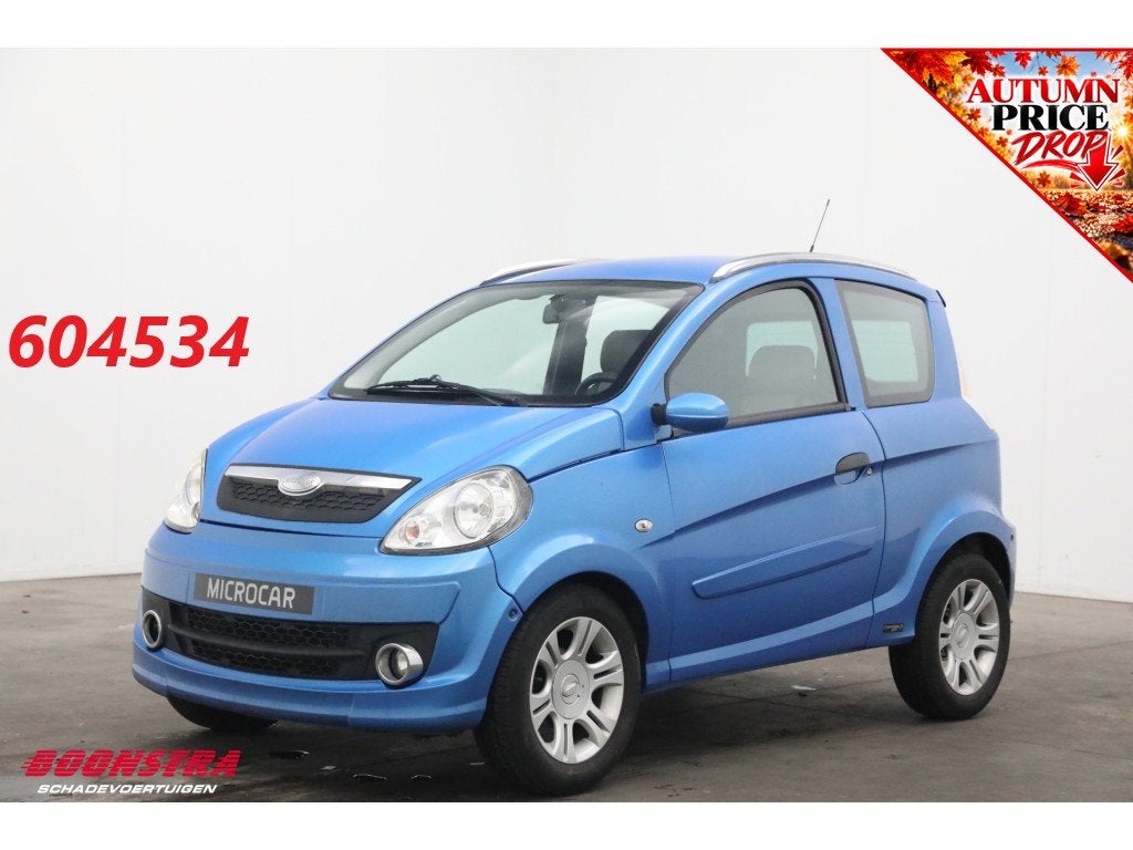 Microcar Mgo M.GO SXI Leder LMV (bj 2009), Diversen, Boonstra Schadevoertuigen, Sales@boonstraschadevoertuigen.nl, Dopplerlaan 4
9207HC  DRACHTEN, NL