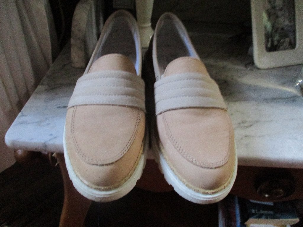 mj/RIEKER/schoenen/instappers/40/LEDER, Verzenden, Zo goed als nieuw, Rieker, Instappers