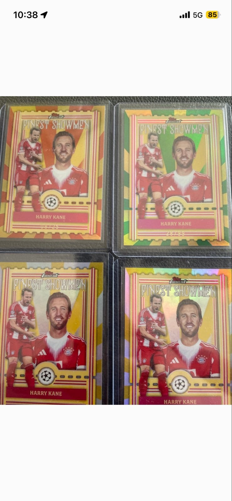 Harry Kane Finest Showmen Topps /25 /99, Ophalen of Verzenden, Zo goed als nieuw, Buitenlandse clubs, Spelerskaart