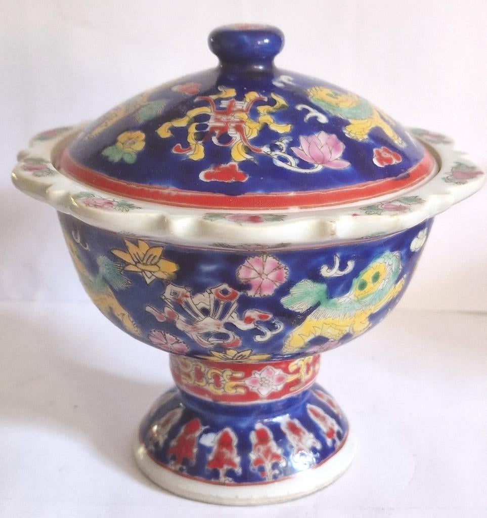 Prachtige chinese porseleinen pot met deksel., Ophalen of Verzenden