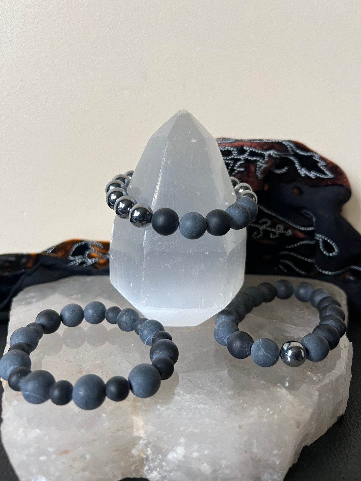 Bianstone teraherz healing hoge trilling uniek magie, Met bedels of kralen, Zwart, Magnolia11, Nieuw