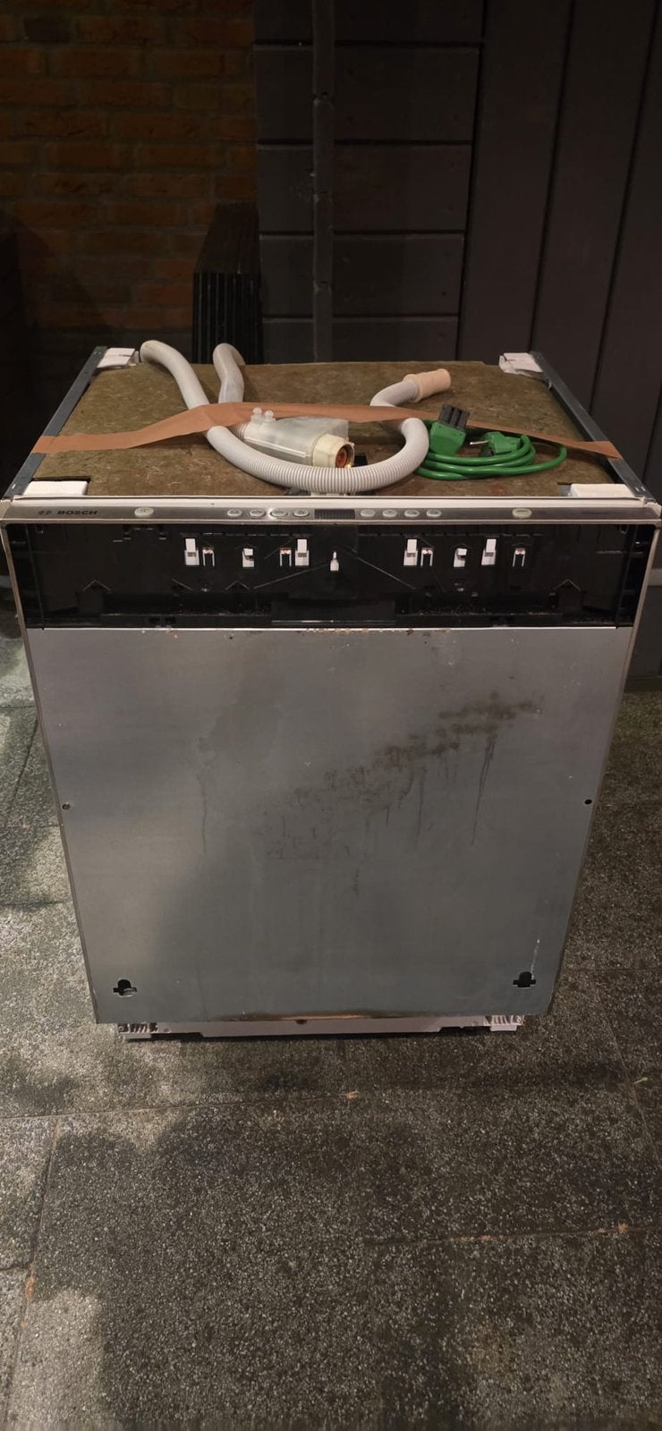Bosch vaatwasser XXL, Ophalen, Gebruikt, 60 cm of meer, Inbouw