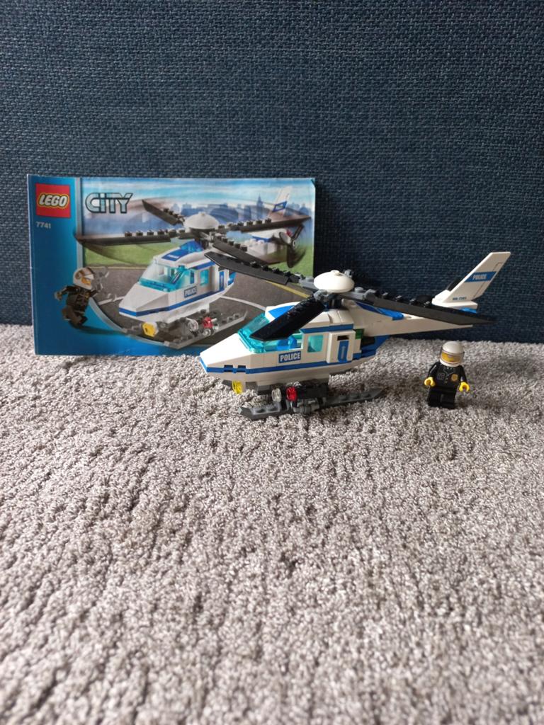 LEGO City Politiehelikopter 7741 met minifiguur, Kinderen en Baby's, Speelgoed | Duplo en Lego, Gebruikt, Lego, Complete set, Compleet