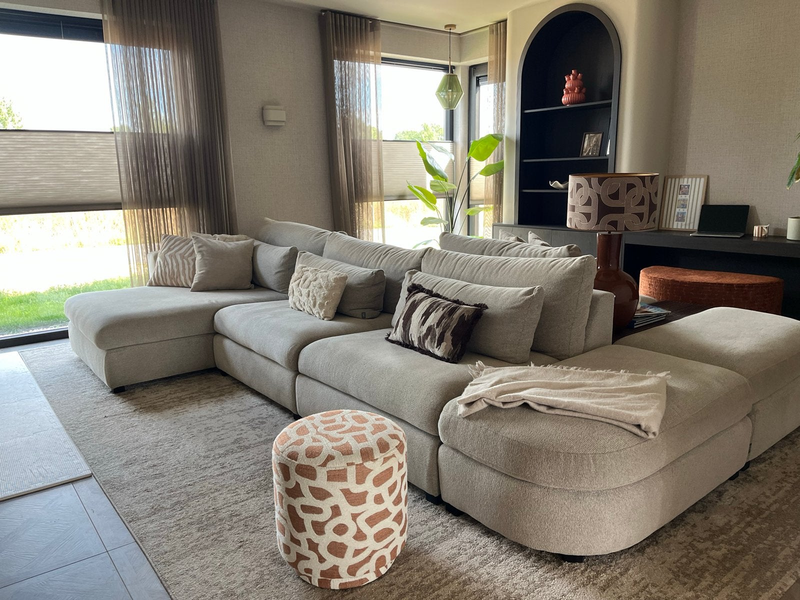 4x6sofa - X2 - elementen bank - Zo goed als nieuw, Ophalen, Hoekbank, 300 cm of meer, Zo goed als nieuw