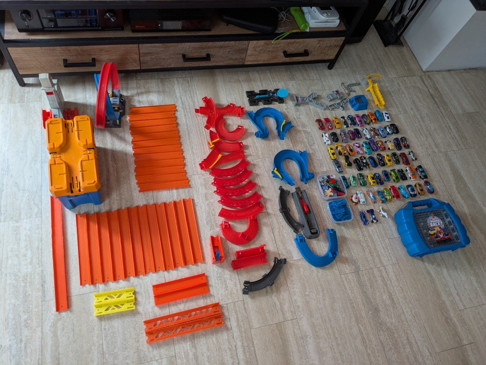 Hot Wheels grote hoeveelheid, Ophalen, Gebruikt, Handmatig, Hot Wheels