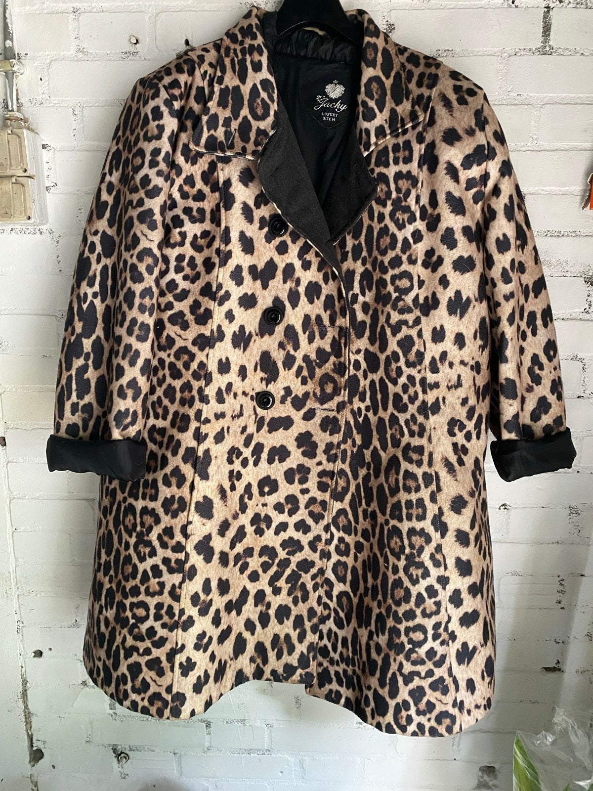 Jacky Luipaardprint Jas Maat 50/52, Kleding | Dames, Ophalen of Verzenden, Zo goed als nieuw, Maat 46/48 (XL) of groter, Meerkleurig