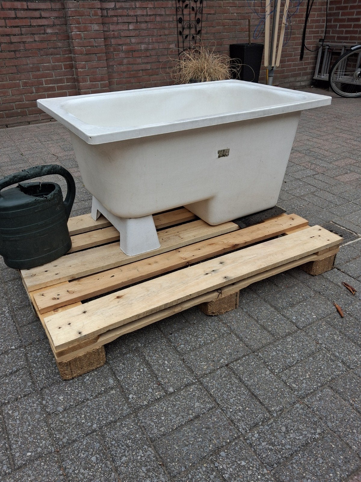 kuntstof zitbad 5jaar oud, Ophalen, Gebruikt