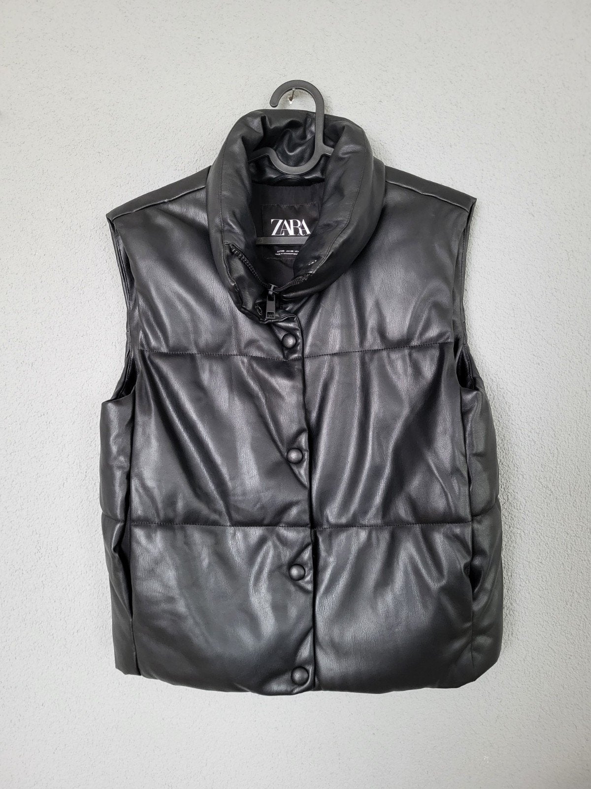 ZARA leatherlook bodywarmer maat XS/S, Kleding | Dames, Verzenden, Zo goed als nieuw, Maat 34 (XS) of kleiner, Zara