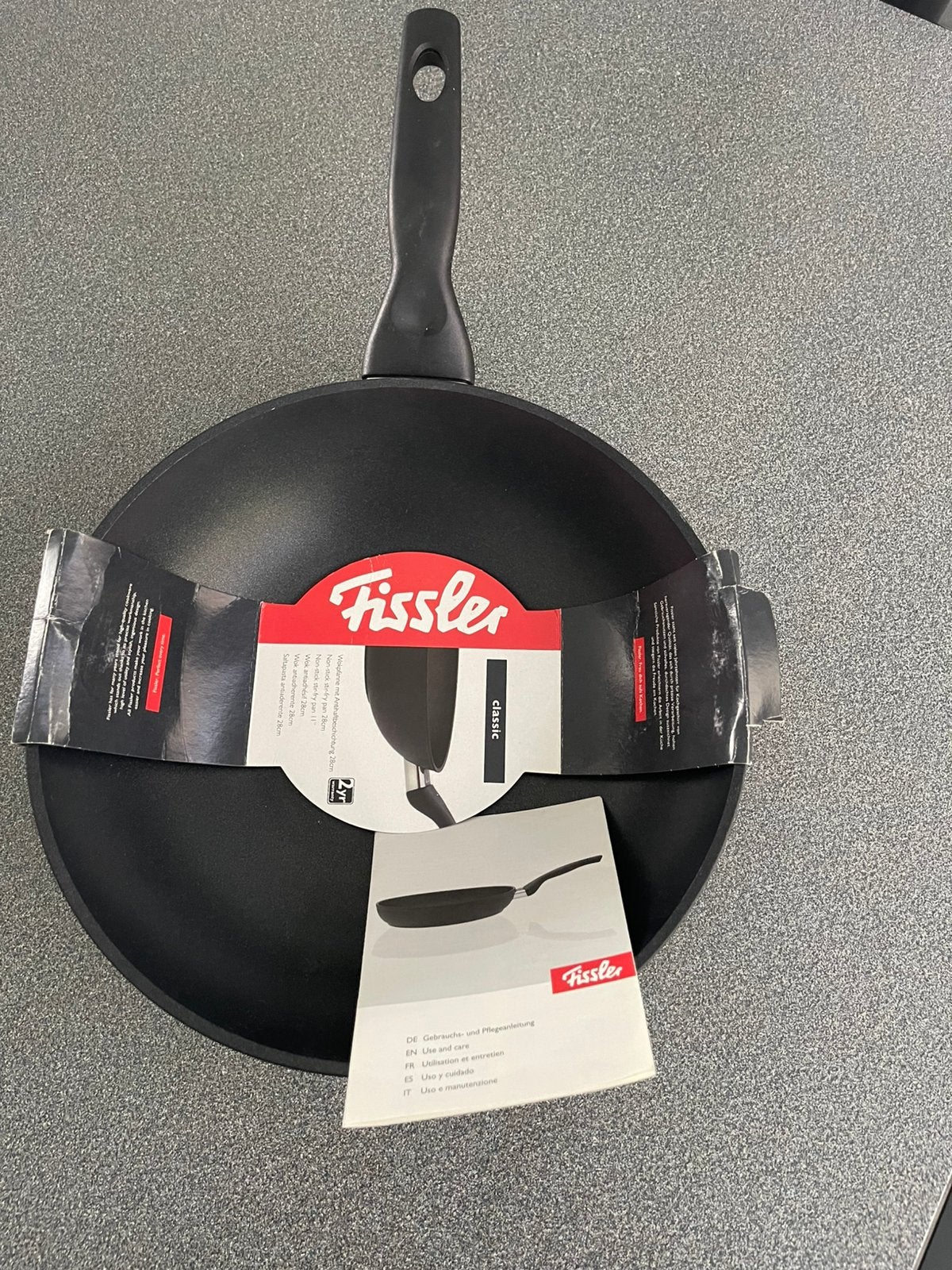 fissler wokpan 28 cm nieuwe, Ophalen, Nieuw, Wok, Fissler