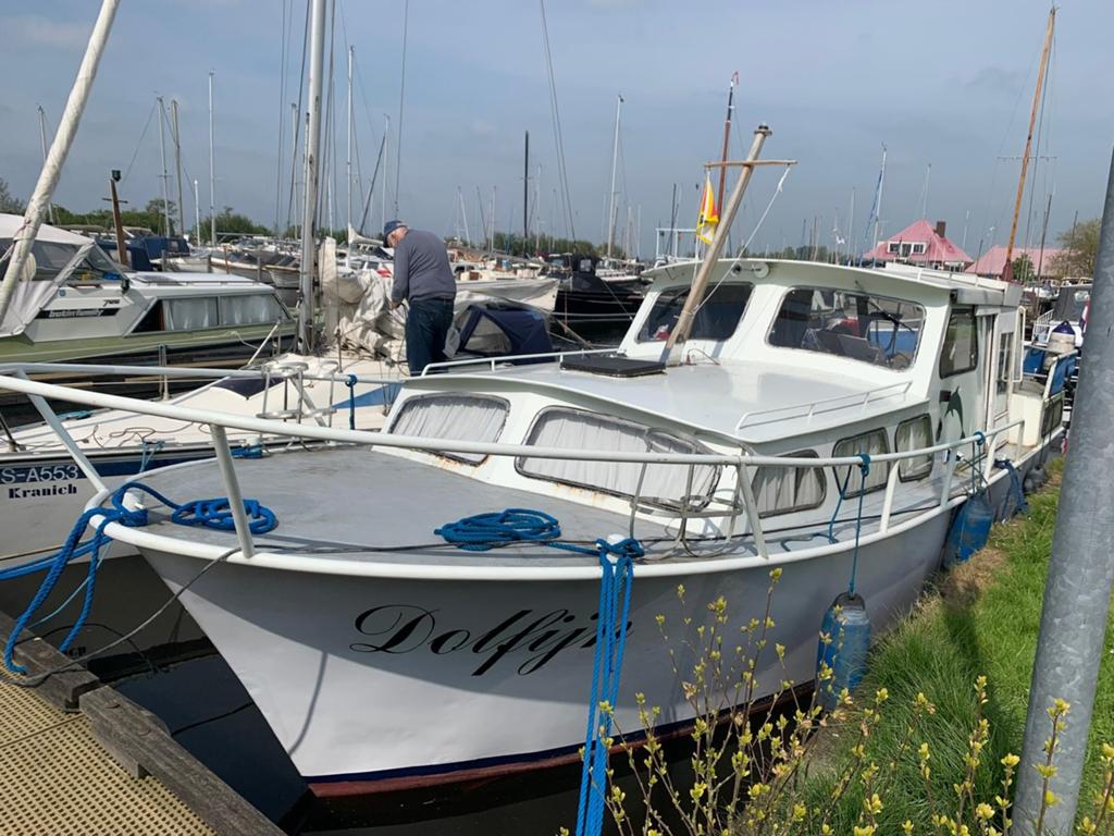 Stalen Motorboot Kruiser, Perfect voor vaarliefhebbers, Overige merken, Gebruikt, Binnenboordmotor, Diesel