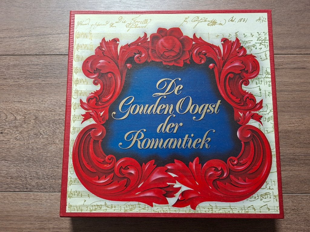 10 LP boxset De Gouden Oogst der Romantiek, Boxset, Gebruikt, Ophalen of Verzenden, 12 inch