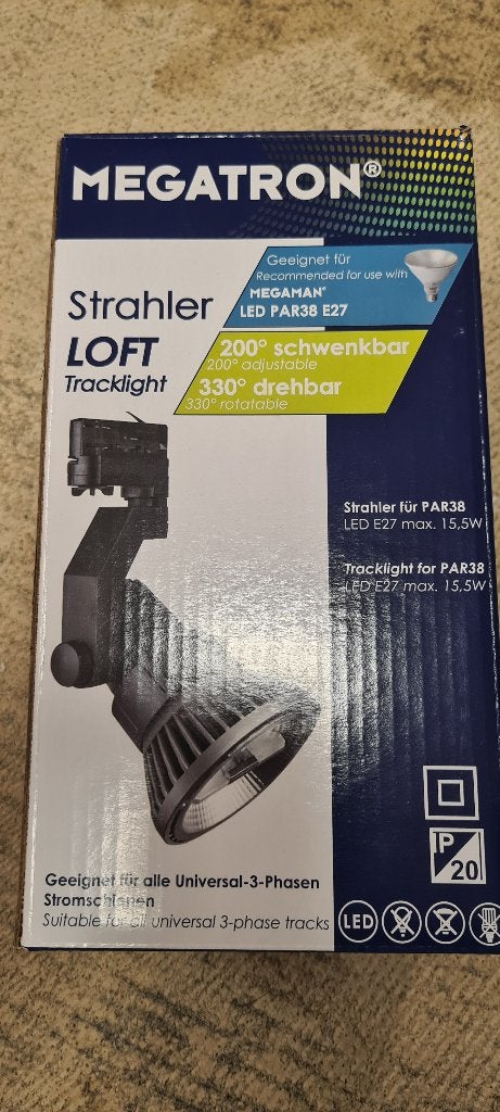 Magatron Loft Tracklight, Ophalen of Verzenden, Nieuw, Plafondspot of Wandspot