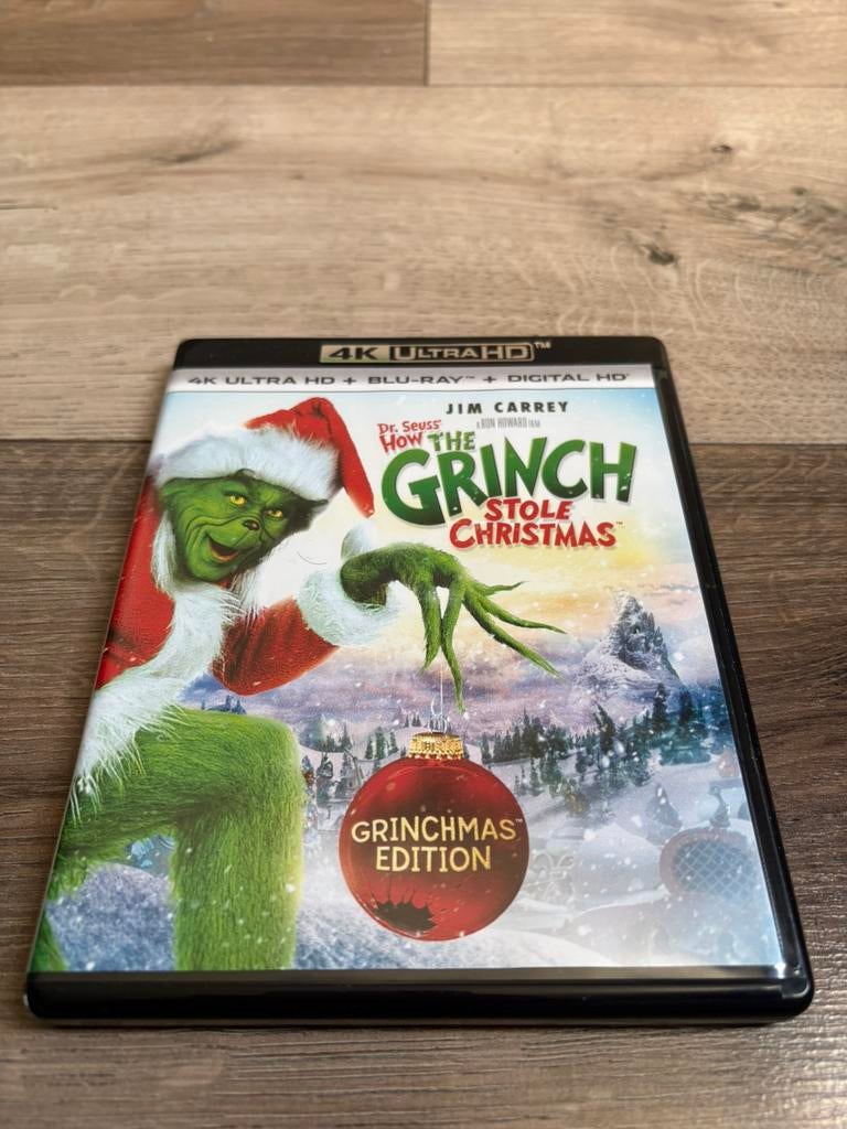 The Grinch 4K/blu ray, Ophalen of Verzenden, Zo goed als nieuw
