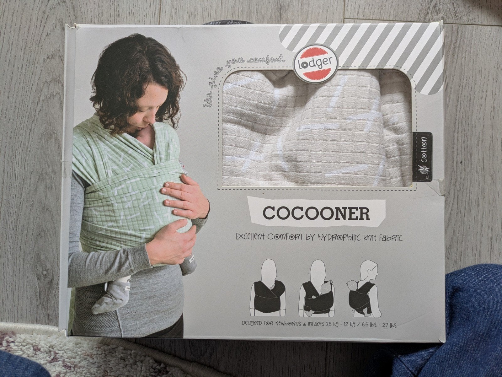 Lodger Cocooner draagdoek - Zo goed als nieuw, Ophalen of Verzenden, Zo goed als nieuw, Draagdoek, Lodger