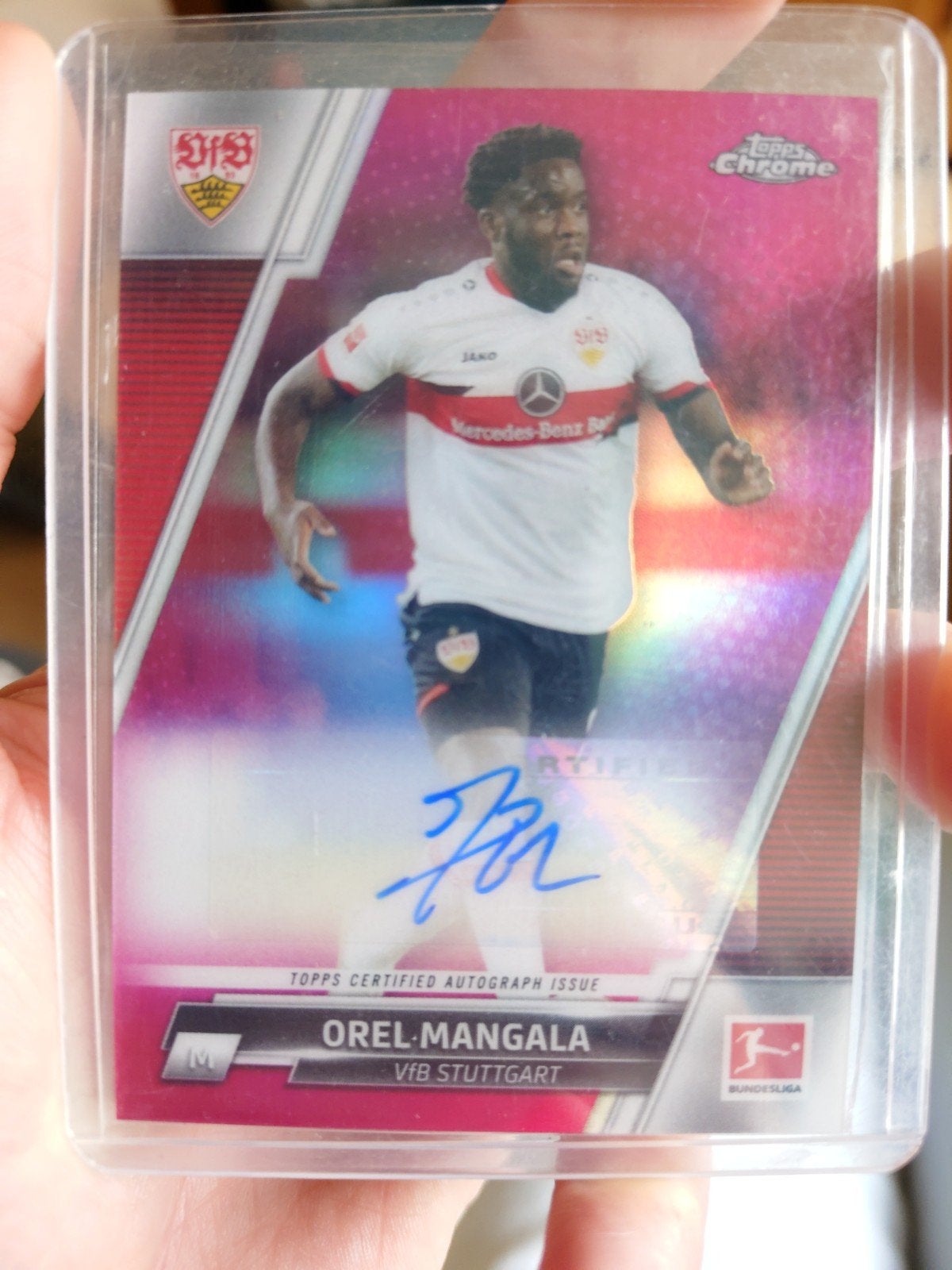 Orel Mangala VFB Stuttgart Topps Auto 051/150, Ophalen of Verzenden, Zo goed als nieuw, Plaatje