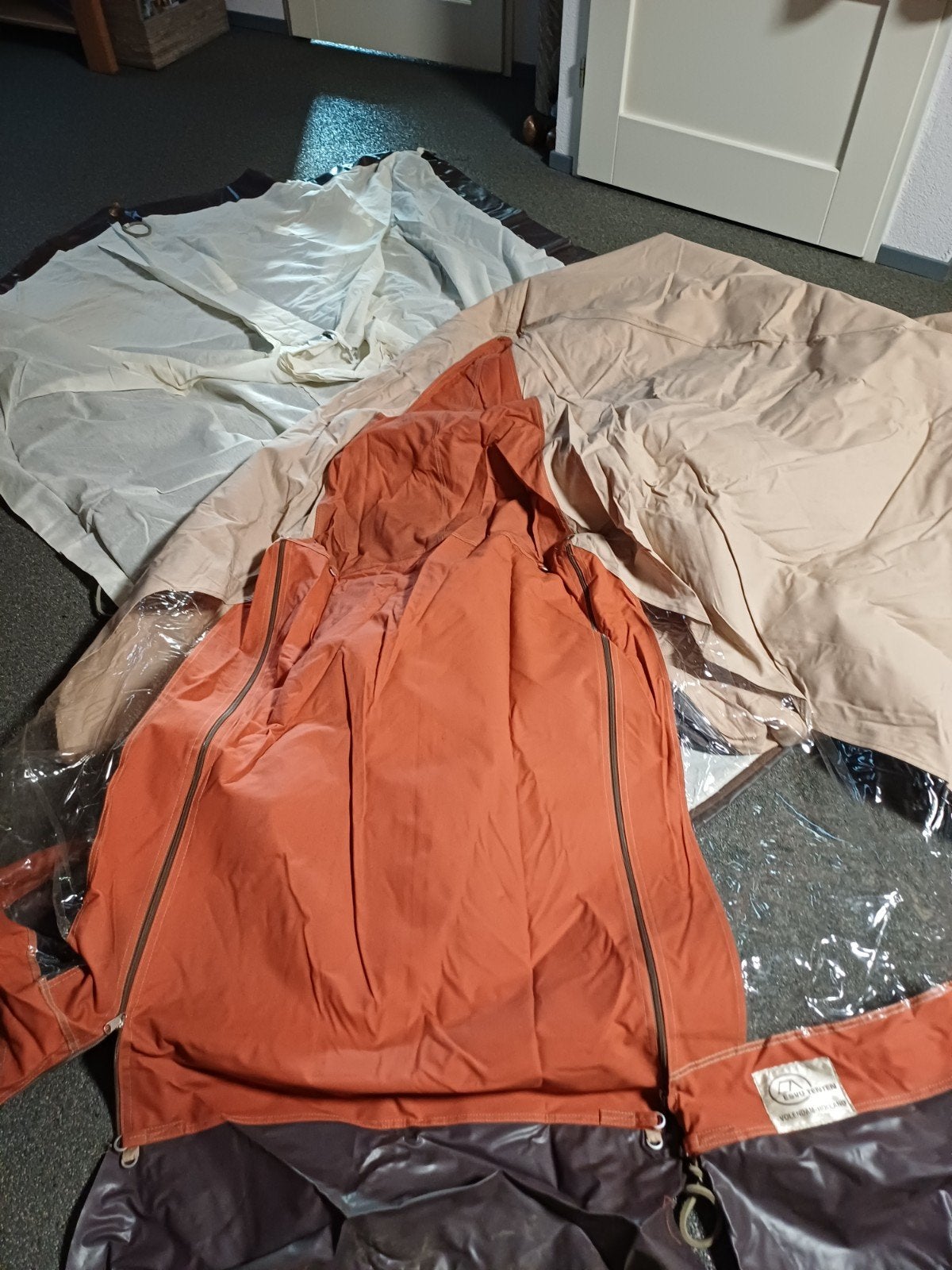 2 persoons tent, Ophalen