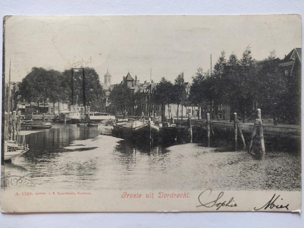 X1448 Dordt 1906, Ophalen of Verzenden, Voor 1920, Noord-Holland