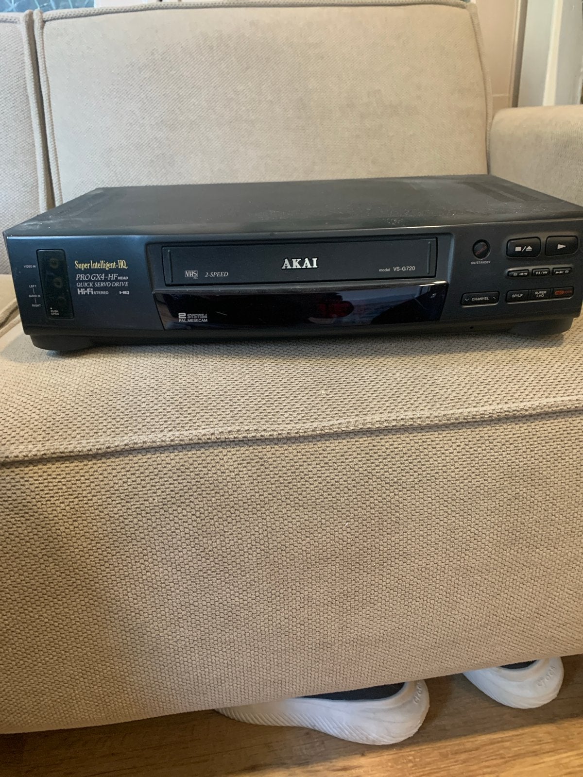 AKAI VS-G720 VHS Videorecorder - Zonder Snoeren, Ophalen of Verzenden, Gebruikt, VHS-speler of -recorder