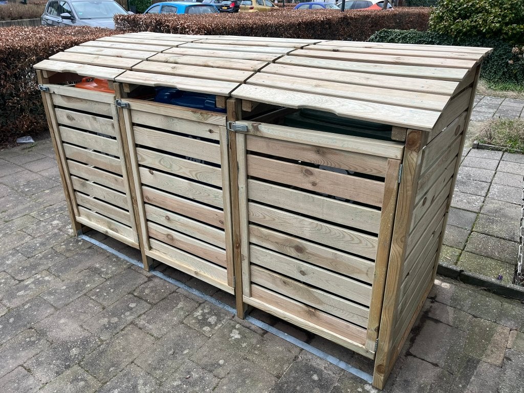 nette container ombouw, Ophalen of Verzenden, Nieuw, Hout, Containerberging