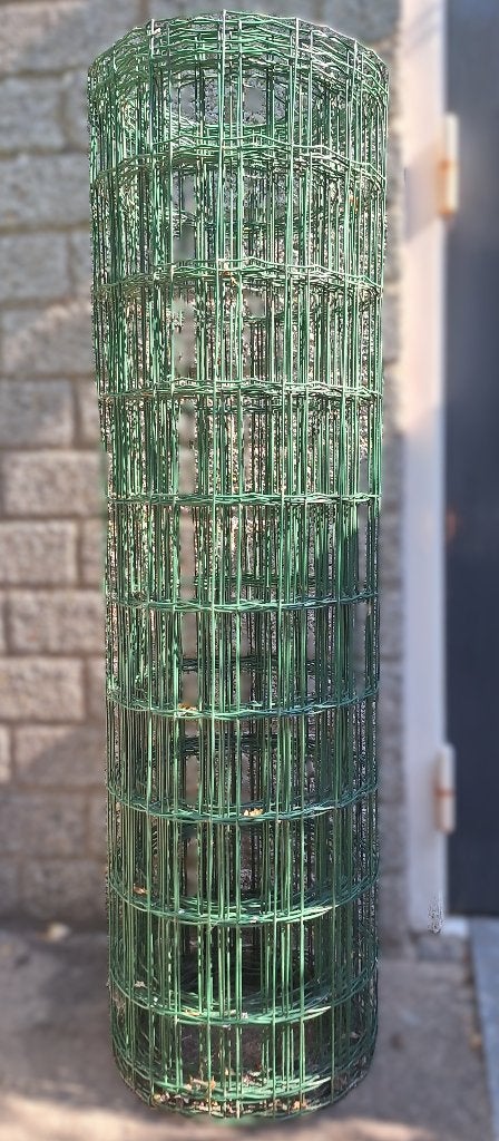 ~10m Tuingaas groen geplastificeerd, hoog 1m, maas 6,5x10cm, Ophalen, Zo goed als nieuw, 10 tot 20 meter, Gaas