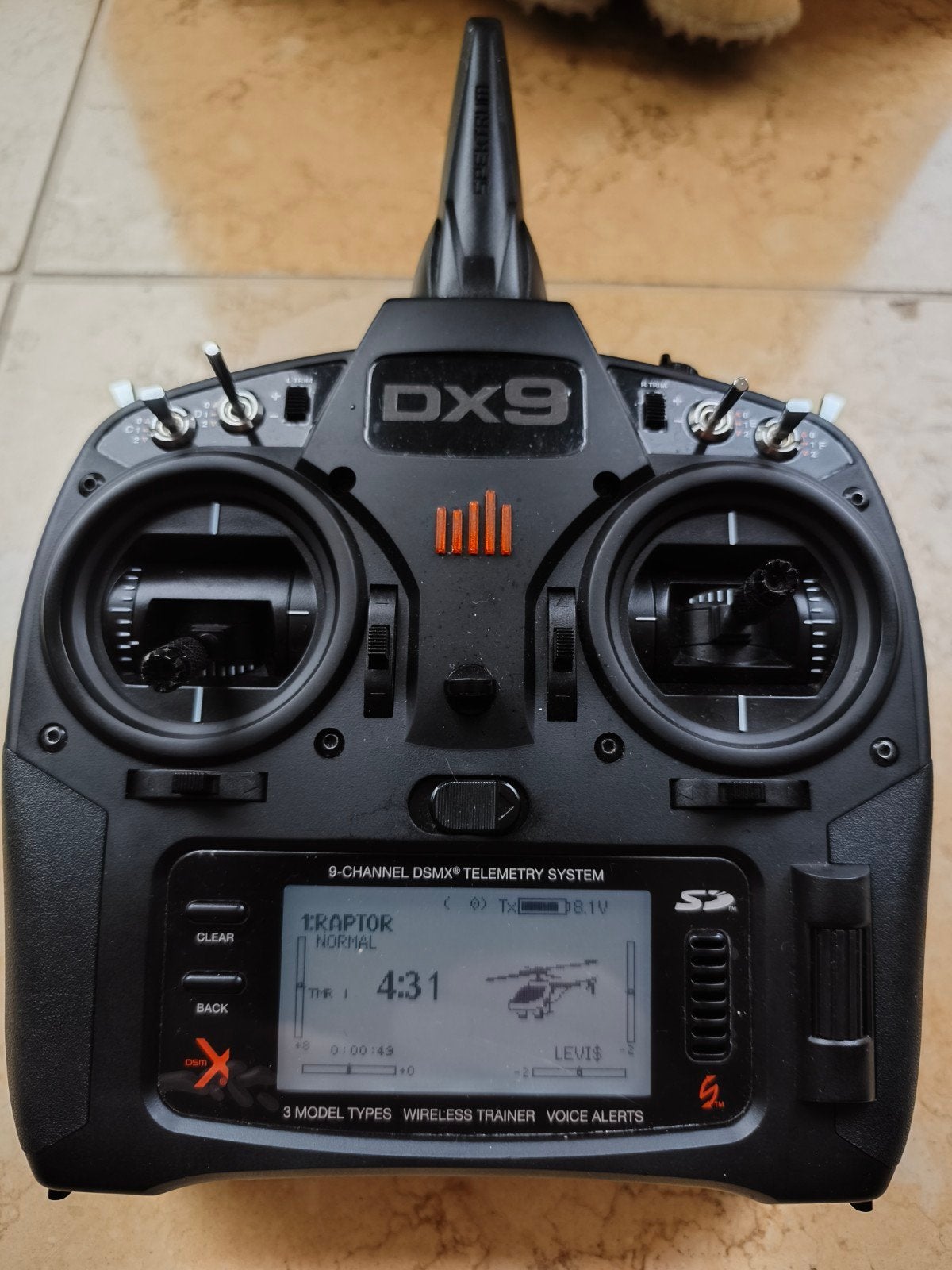 Spektrum DX9 Black Edition zender met koffer, Ophalen, Zo goed als nieuw, Overige typen, Helikopter