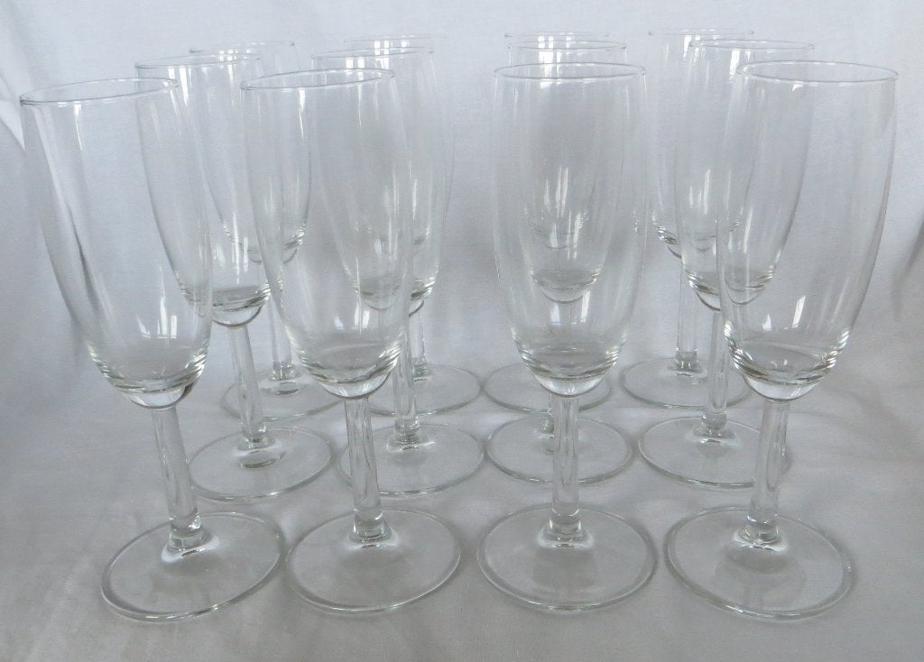 12 Champagneflutes / champagneglazen. Leerdam. Feest. BBQ, Huis en Inrichting, Keuken | Servies, Ophalen, Glas of Glazen, Overige merken