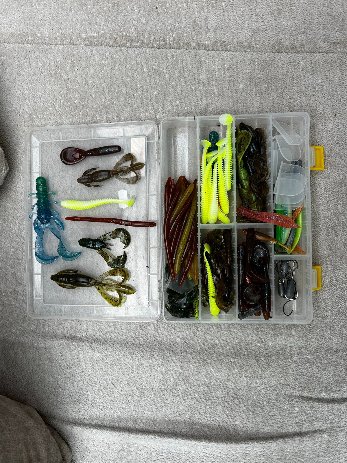 Diverse shads voor finesse vissen (snoekbaars/baars), Ophalen of Verzenden, Nieuw, Kunstaas